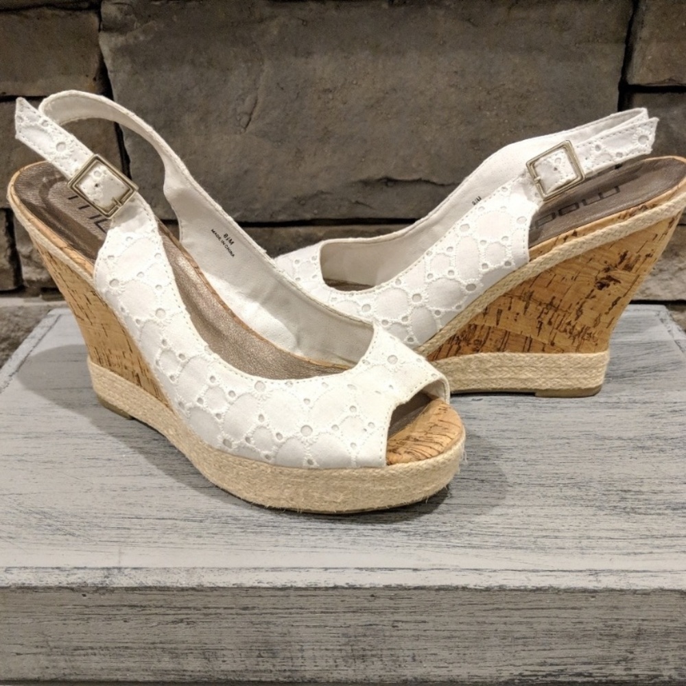 Peep Toe Wedges